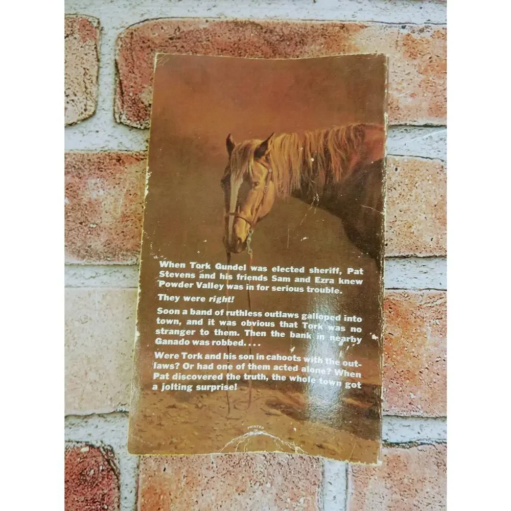 Powder‎ Valley Ransom Peter Field Vintage Western Paperback Novel PB